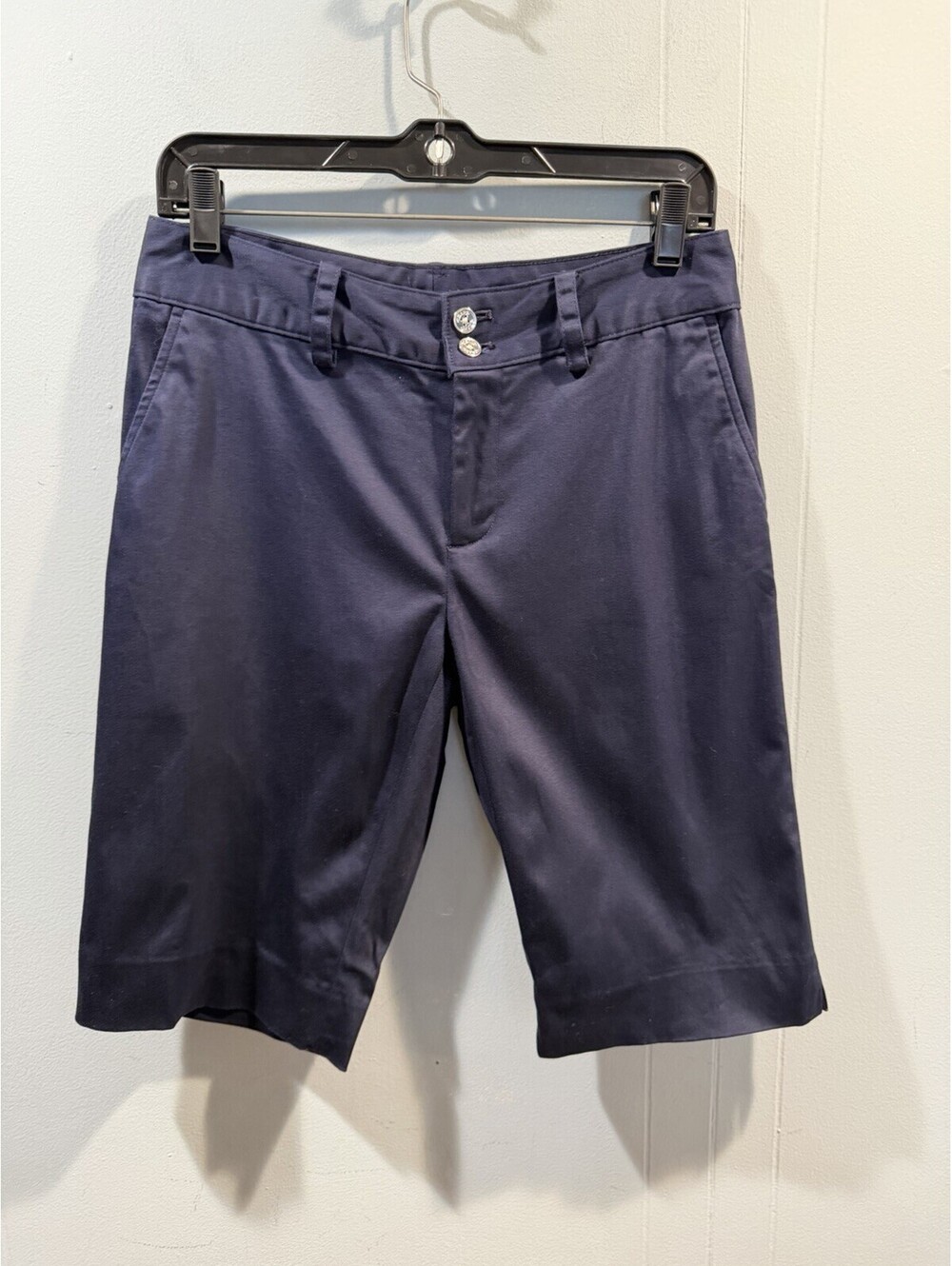 Womens Chaps Navy Short Size 4 Casual Chino Short